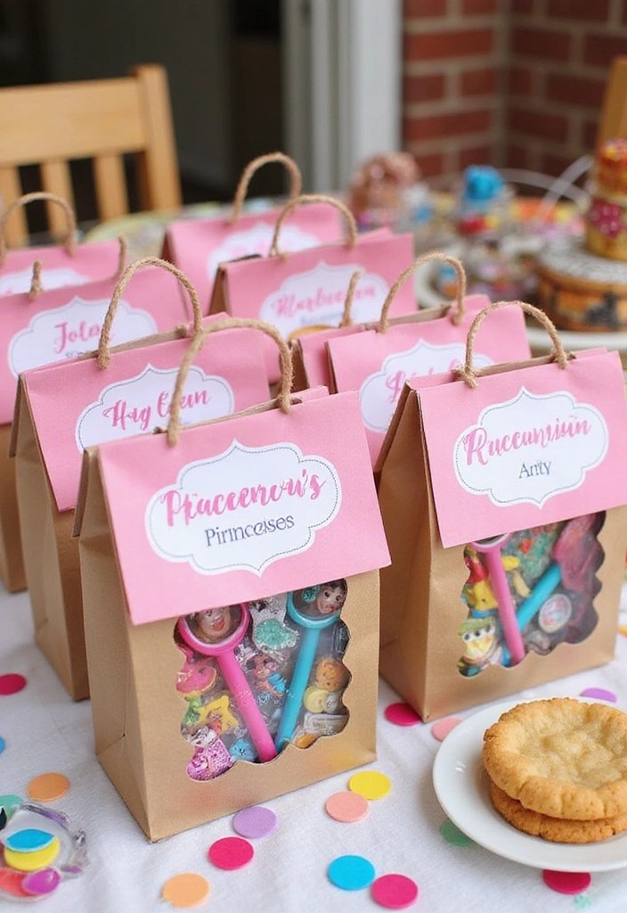 15 Enchanting Princess Party Decor Ideas That Will Make Your Little One's Dreams Come True! - 7. Princess-Themed Party Favors