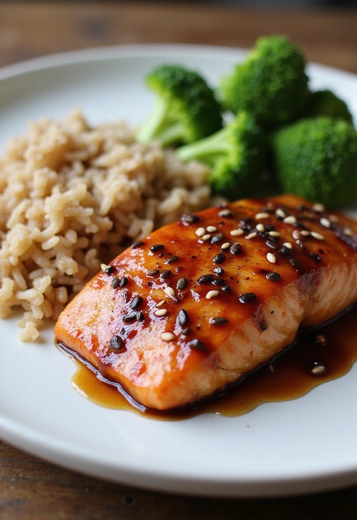 15 Healthy Dinner Recipes That Are So Delicious You Won't Believe They're Good for You! - 14. Teriyaki Salmon with Broccoli