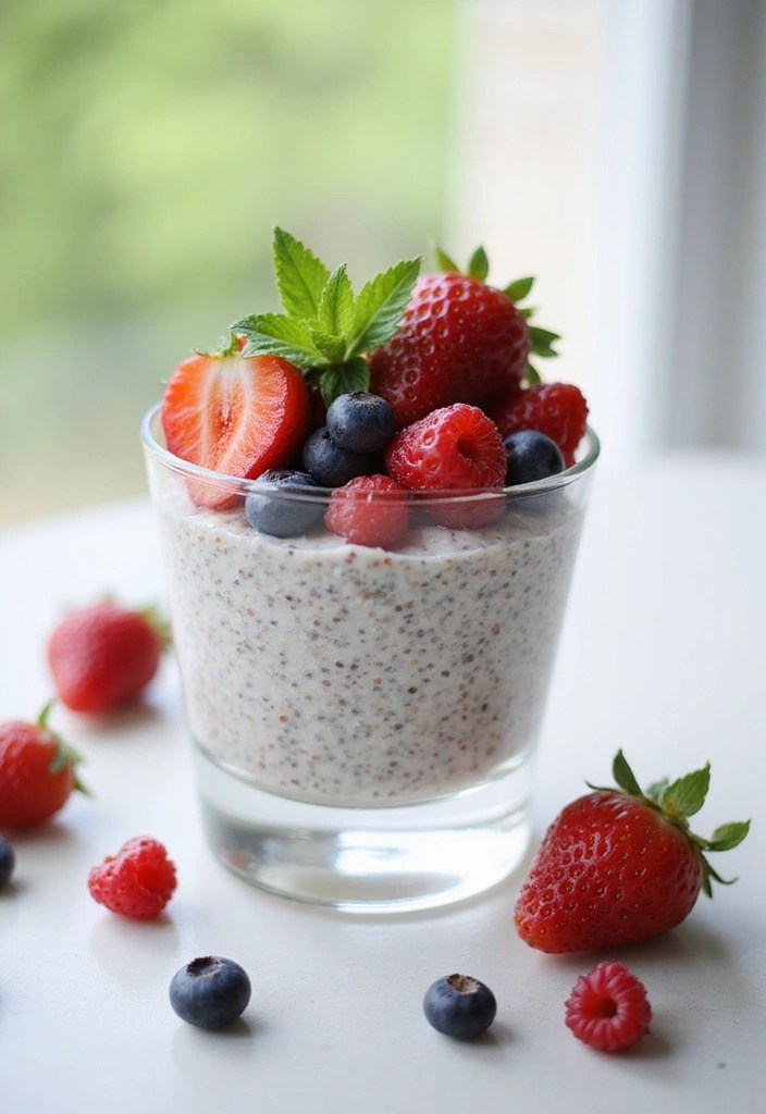 15 Healthy Dinner Recipes That Are So Delicious You Won't Believe They're Good for You! - 15. Chia Seed Pudding with Fresh Berries