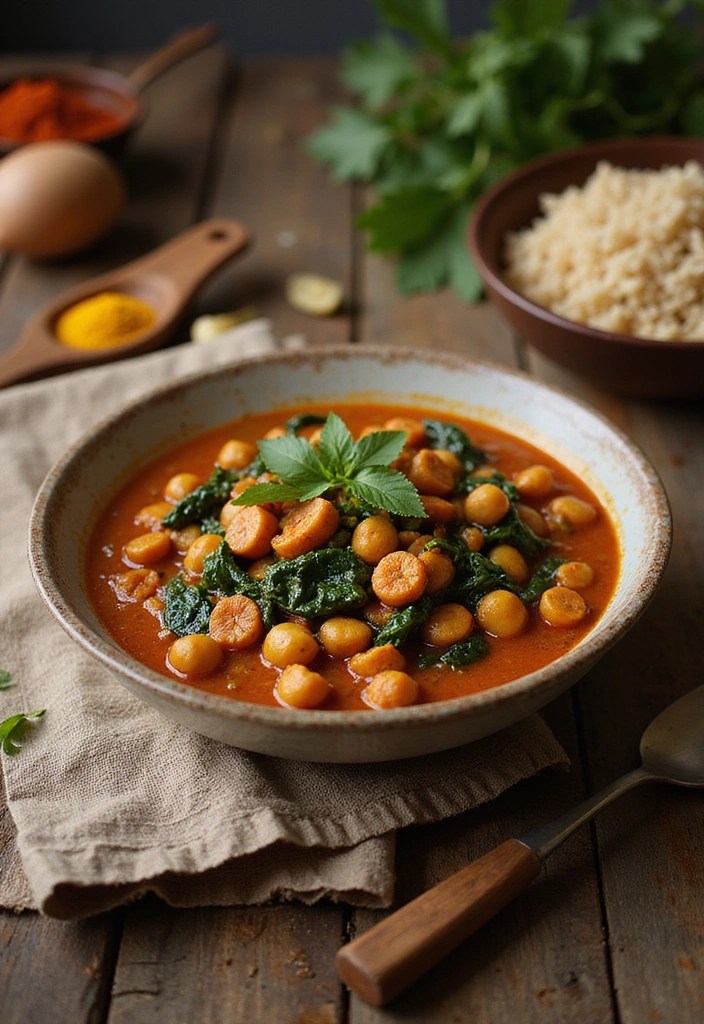 15 Healthy Dinner Recipes That Are So Delicious You Won't Believe They're Good for You! - 2. Spicy Chickpea and Spinach Stew