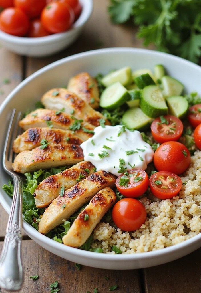 15 Healthy Dinner Recipes That Are So Delicious You Won't Believe They're Good for You! - 5. Greek Chicken Bowls