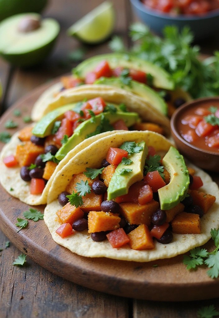 15 Healthy Dinner Recipes That Are So Delicious You Won't Believe They're Good for You! - 6. Sweet Potato and Black Bean Tacos