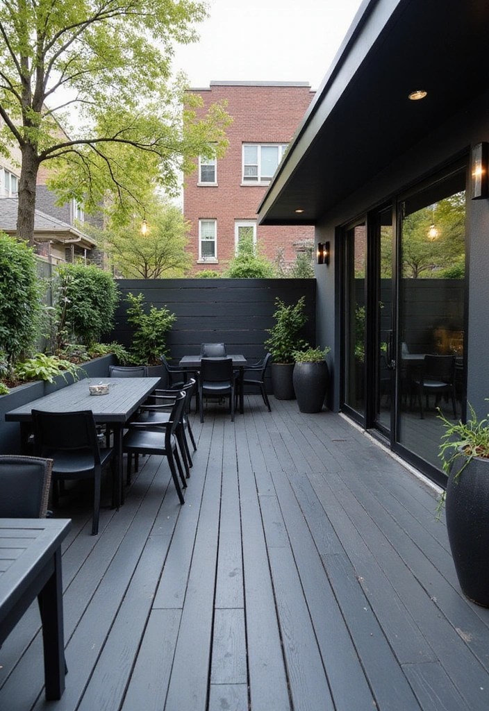 15 Jaw-Dropping Deck Color Schemes You Need to Try This Summer (You Won't Believe #6!) - 11. Urban Chic