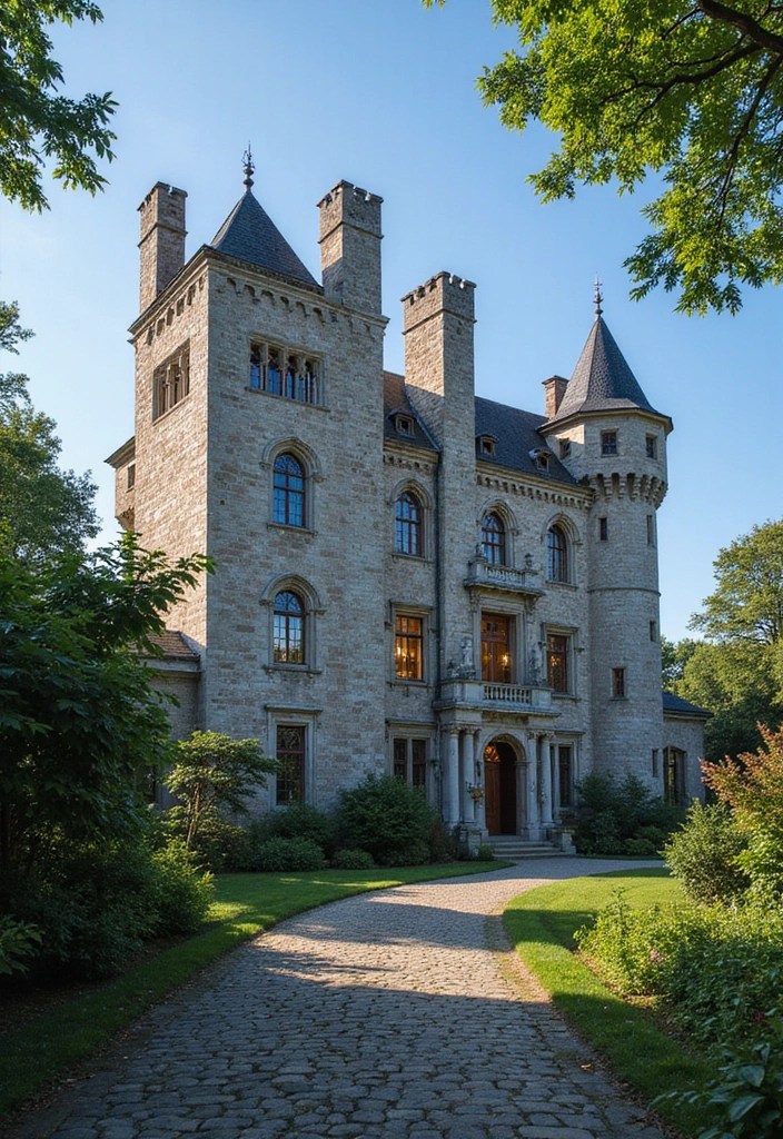 15 Medieval House Plans That Bring History Home (Wait Until You See #8!) - 1. The Classic Castle