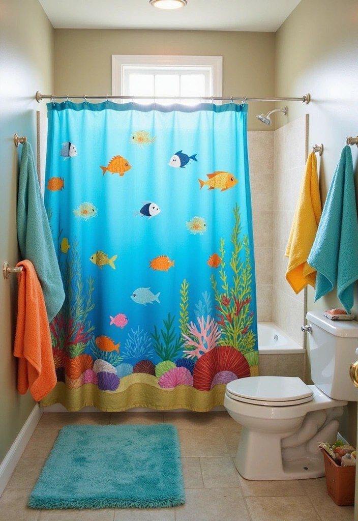15 Quirky Unique Home Decor Items That Will Make You Smile (#8 Is a Must-Have!) - 11. Cheery Shower Curtains