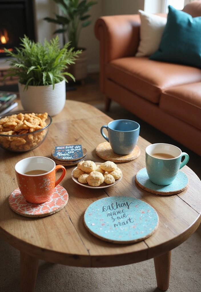 15 Quirky Unique Home Decor Items That Will Make You Smile (#8 Is a Must-Have!) - 12. Creative Coasters