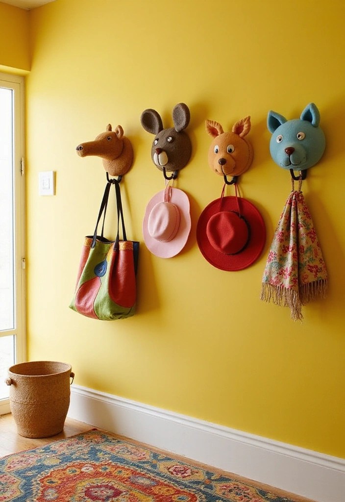 15 Quirky Unique Home Decor Items That Will Make You Smile (#8 Is a Must-Have!) - 15. Quirky Wall Hooks