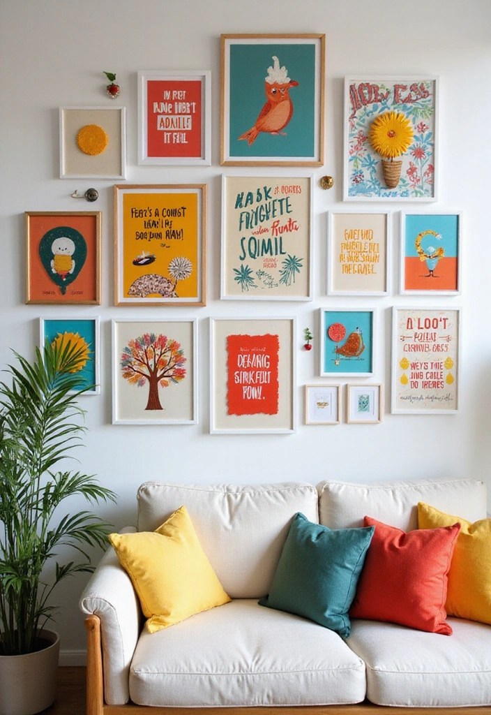 15 Quirky Unique Home Decor Items That Will Make You Smile (#8 Is a Must-Have!) - 2. Whimsical Wall Art