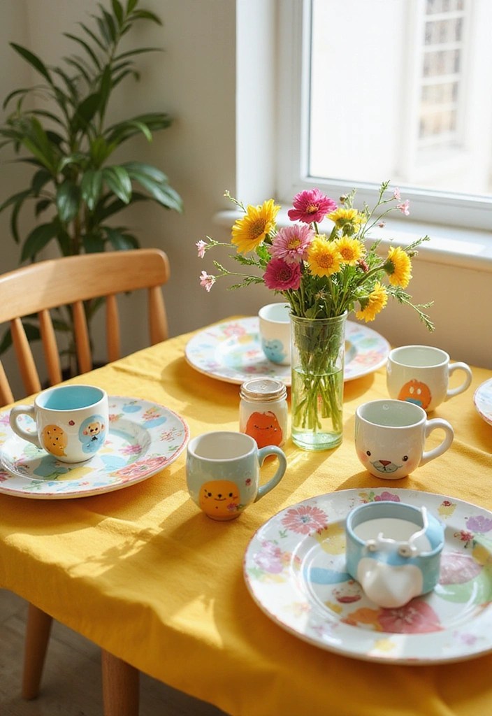 15 Quirky Unique Home Decor Items That Will Make You Smile (#8 Is a Must-Have!) - 4. Playful Tableware