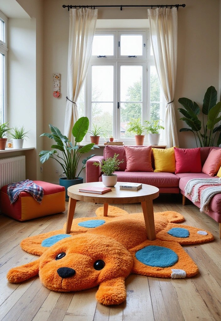 15 Quirky Unique Home Decor Items That Will Make You Smile (#8 Is a Must-Have!) - 7. Fun Rugs