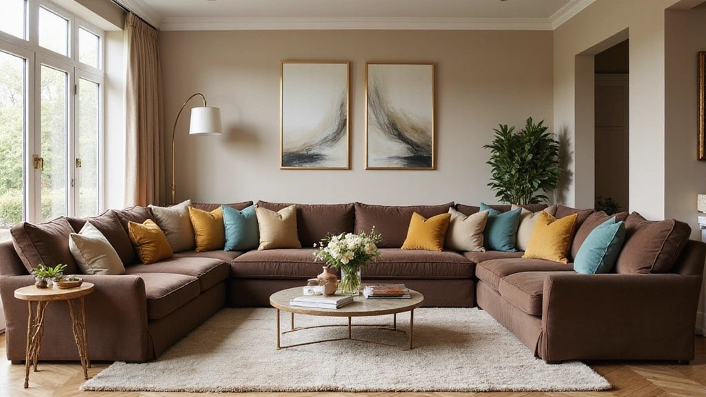 15 Stunning Living Room Ideas with a Chocolate Brown Couch That'll Leave You Speechless!