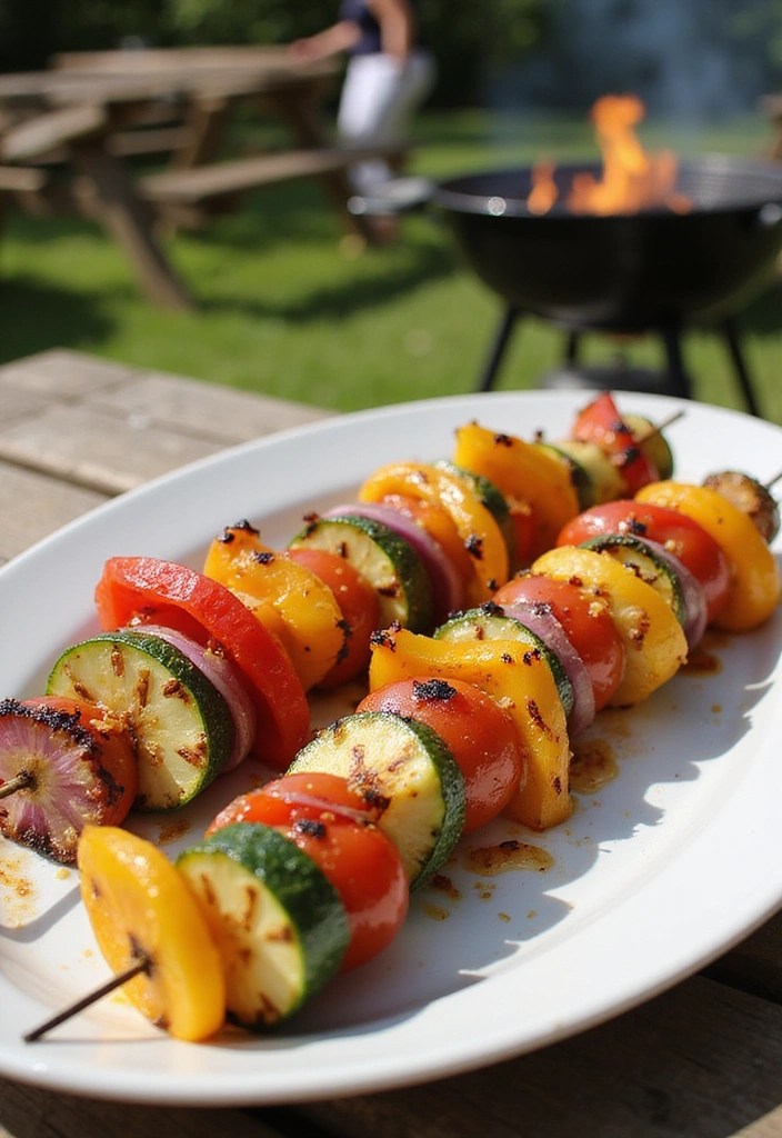 15 Uplifting Meals to Change Your Mood (And #8 Is a Game Changer!) - 11. Grilled Veggie Skewers