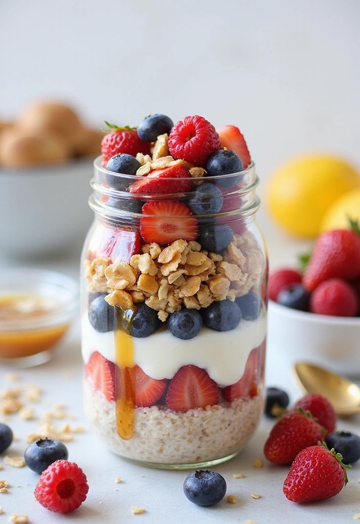 15 Uplifting Meals to Change Your Mood (And #8 Is a Game Changer!) - 12. Delightful Berry Overnight Oats