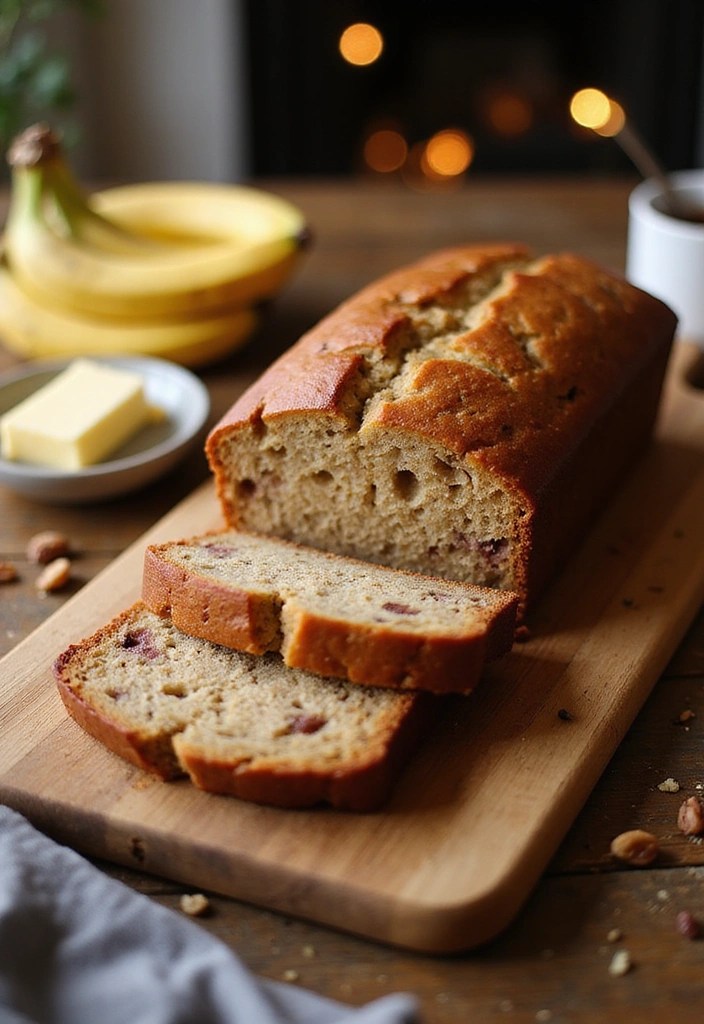 15 Uplifting Meals to Change Your Mood (And #8 Is a Game Changer!) - 14. Nutty Banana Bread