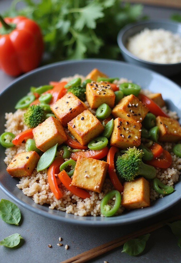 15 Uplifting Meals to Change Your Mood (And #8 Is a Game Changer!) - 5. Flavorful Stir-fried Tofu and Veggies
