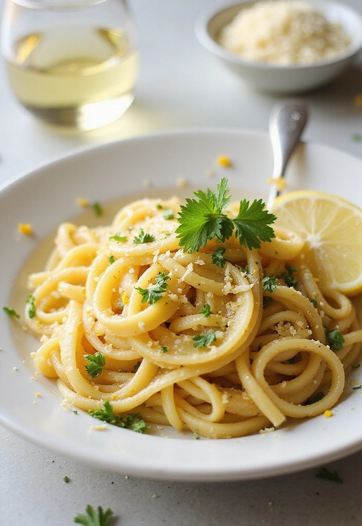 15 Uplifting Meals to Change Your Mood (And #8 Is a Game Changer!) - 7. Zesty Lemon Garlic Pasta