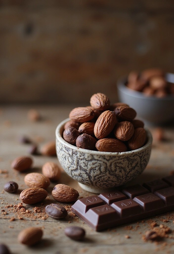 16 Quick Weight Loss Snacks That Are Both Tasty and Simple to Make (#7 Will Surprise You!) - 14. Dark Chocolate Covered Almonds