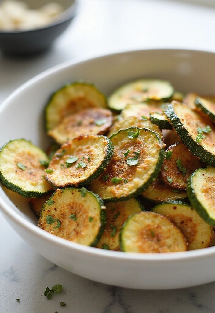 16 Quick Weight Loss Snacks That Are Both Tasty and Simple to Make (#7 Will Surprise You!) - 15. Zucchini Chips