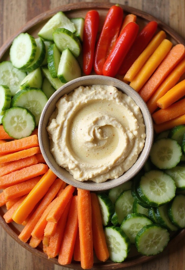 16 Quick Weight Loss Snacks That Are Both Tasty and Simple to Make (#7 Will Surprise You!) - 4. Hummus with Veggie Sticks