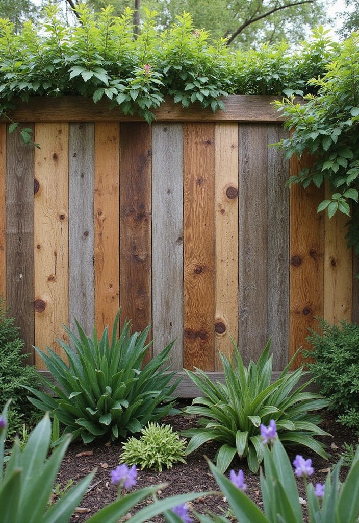 20 Creative Privacy Fence Designs That Blend Style and Security—You Won't Believe #9! - 14. Reclaimed Wood Fences