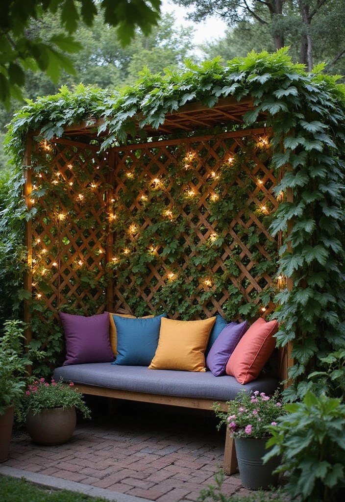 20 Creative Privacy Fence Designs That Blend Style and Security—You Won't Believe #9! - 4. Lattice Privacy Screens