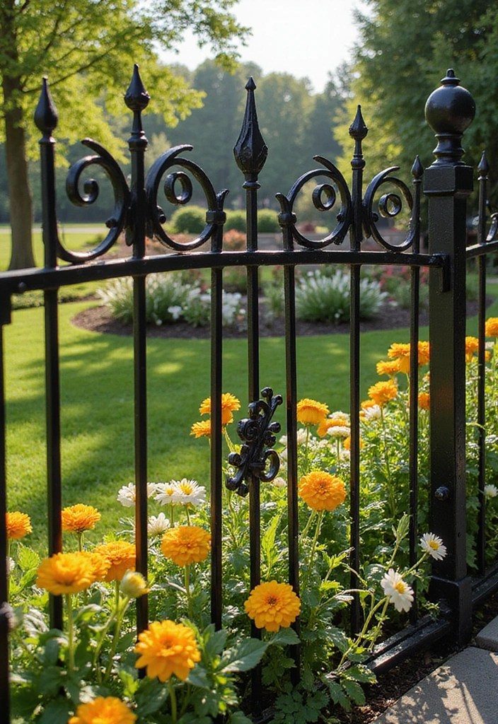 20 Creative Privacy Fence Designs That Blend Style and Security—You Won't Believe #9! - 5. Metal Fencing Designs
