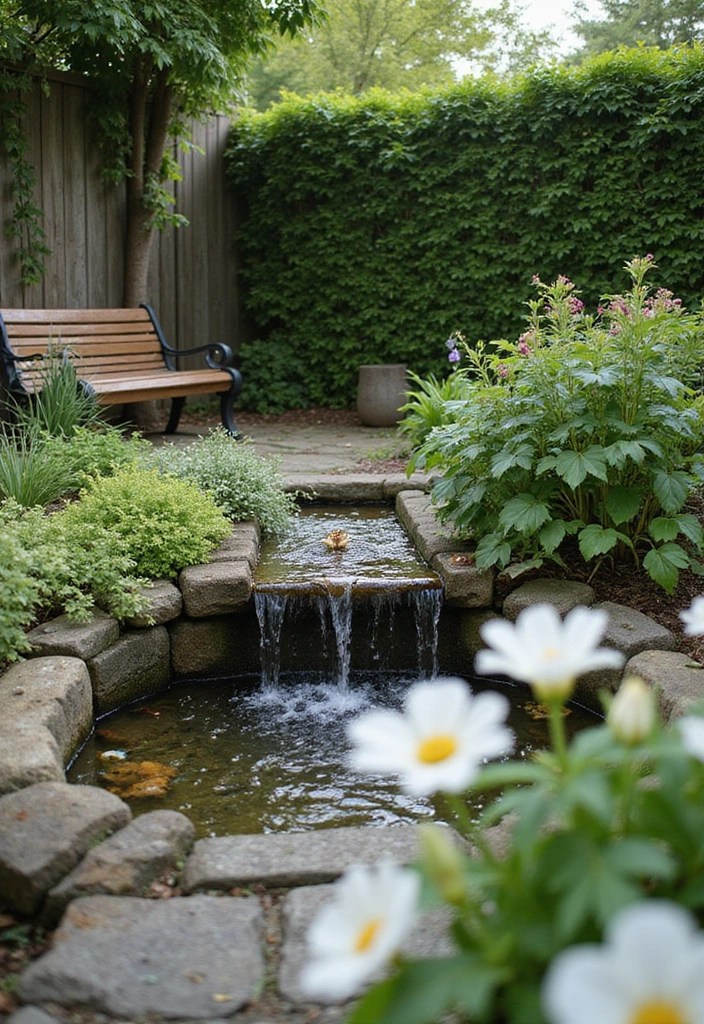 22 Backyard Decoration Ideas That’ll Make You Want to Live Outside Year-Round! - 12. Serene Water Features