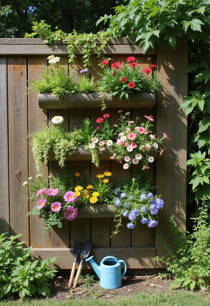 22 Backyard Decoration Ideas That’ll Make You Want to Live Outside Year-Round! - 2. Lush Vertical Gardens