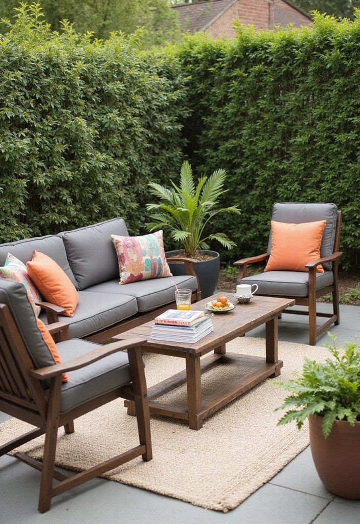 22 Backyard Decoration Ideas That’ll Make You Want to Live Outside Year-Round! - 3. Charming Outdoor Seating