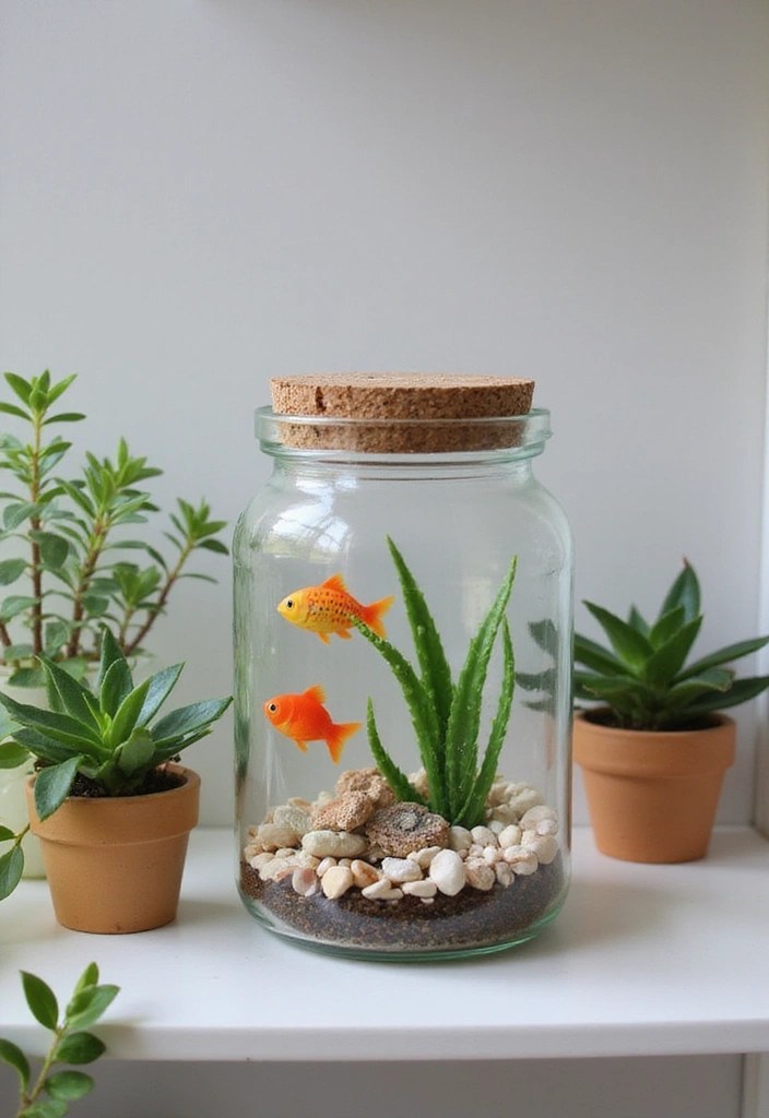 8 Space-Saving Small Aquarium Ideas That Don’t Compromise on Style! - 6. DIY Mini Aquariums