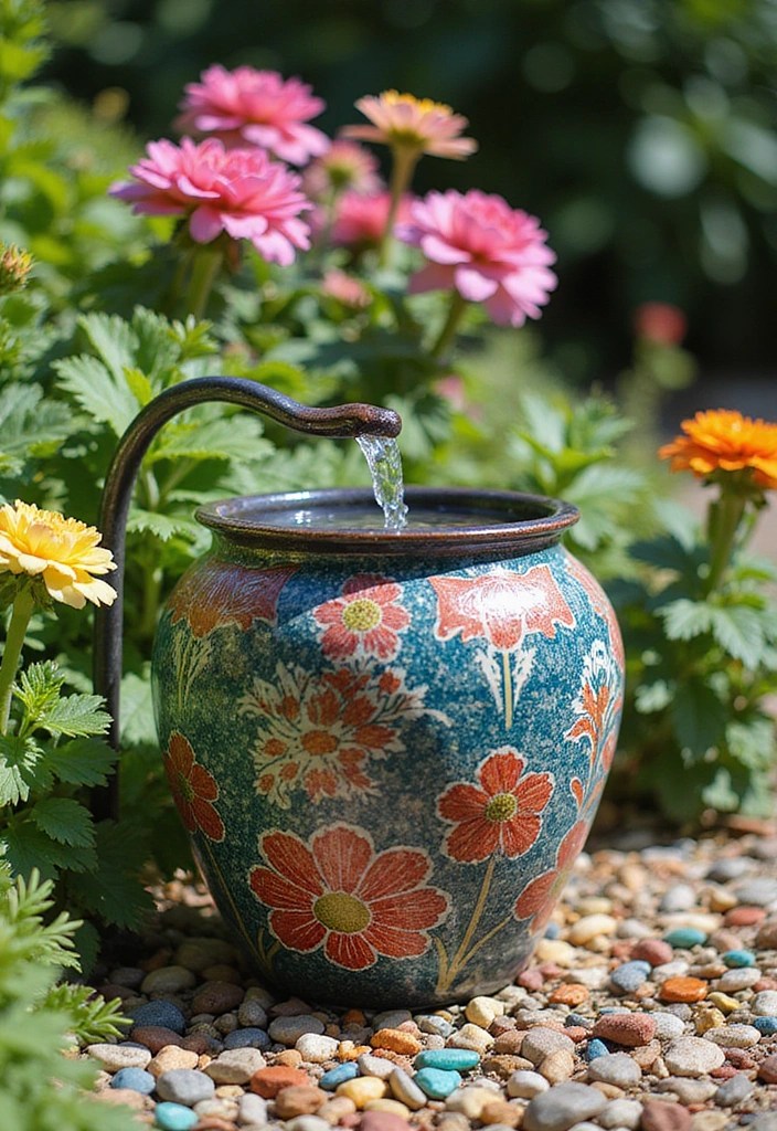 Transform Your Zen Garden with 9 DIY Water Fountains for Ultimate Stress Relief! - 3. The Modern Ceramic Fountain