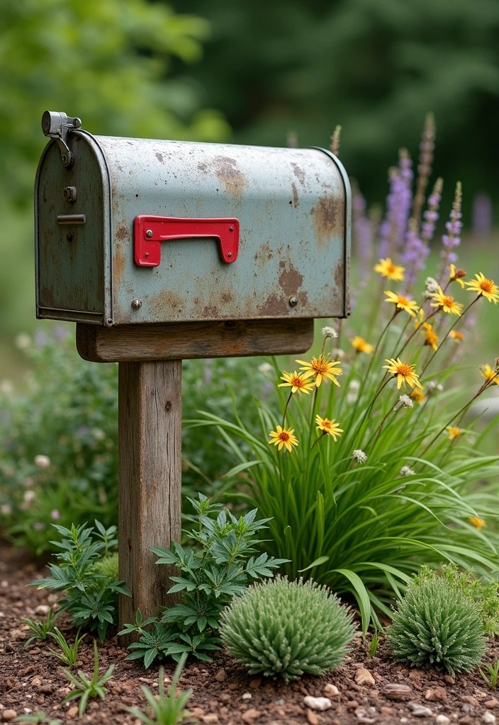 Unlock Your Home's Potential with These 11 Creative Mailbox Landscaping Ideas! - 10. Eco-Friendly Options: Native Plants & Sustainability