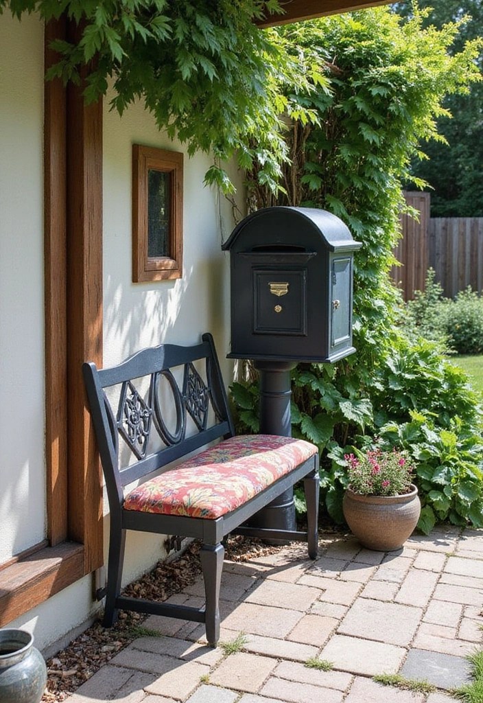 Unlock Your Home's Potential with These 11 Creative Mailbox Landscaping Ideas! - 11. Multi-Functional Spaces: Combine Utility & Beauty