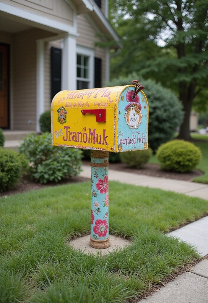 Unlock Your Home's Potential with These 11 Creative Mailbox Landscaping Ideas! - 7. Artistic Flair: Creative Mailbox Designs