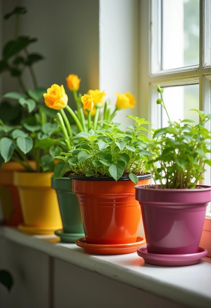 10 Easy DIY Projects to Transform Your Home (You'll Love #5!) - 6. Painted Flower Pots