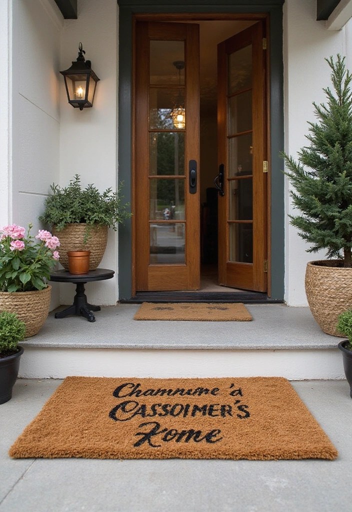10 Easy DIY Projects to Transform Your Home (You'll Love #5!) - 9. Personalized Doormat