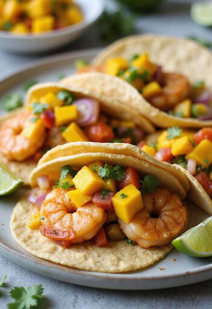 10 Mouthwatering Blackstone Meals You Can Make in Under 30 Minutes! - 3. Shrimp Tacos with Mango Salsa