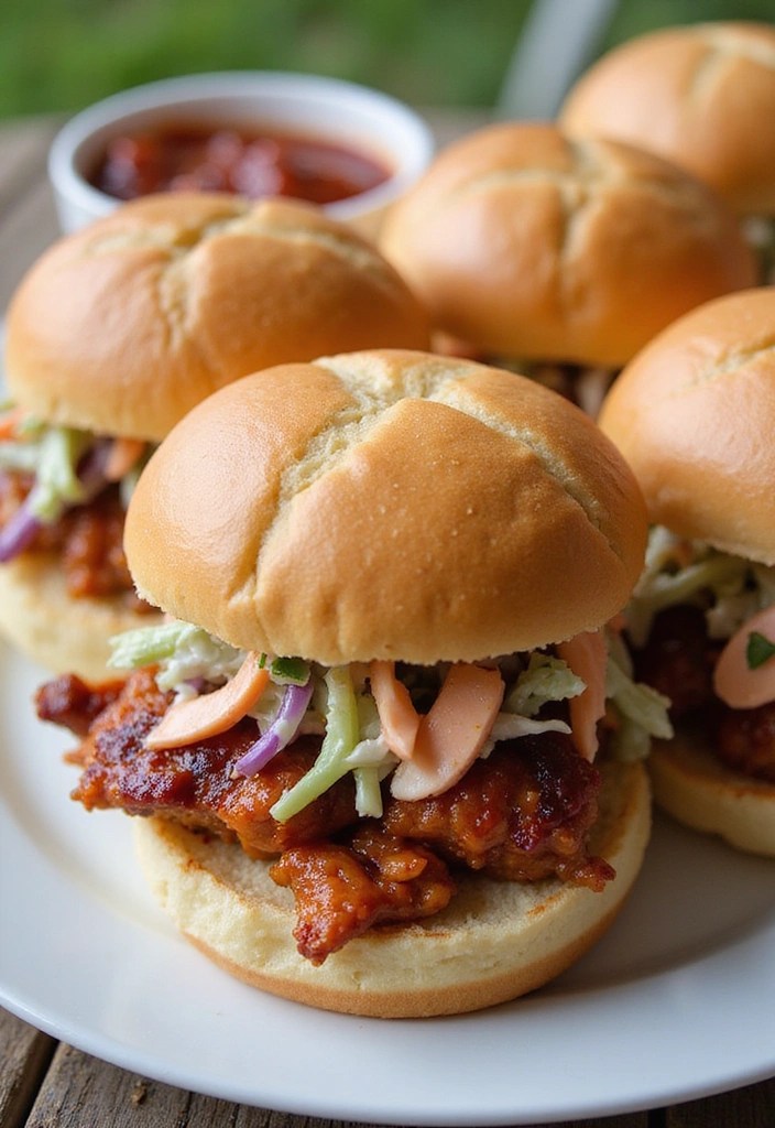 10 Mouthwatering Blackstone Meals You Can Make in Under 30 Minutes! - 5. BBQ Chicken Sliders