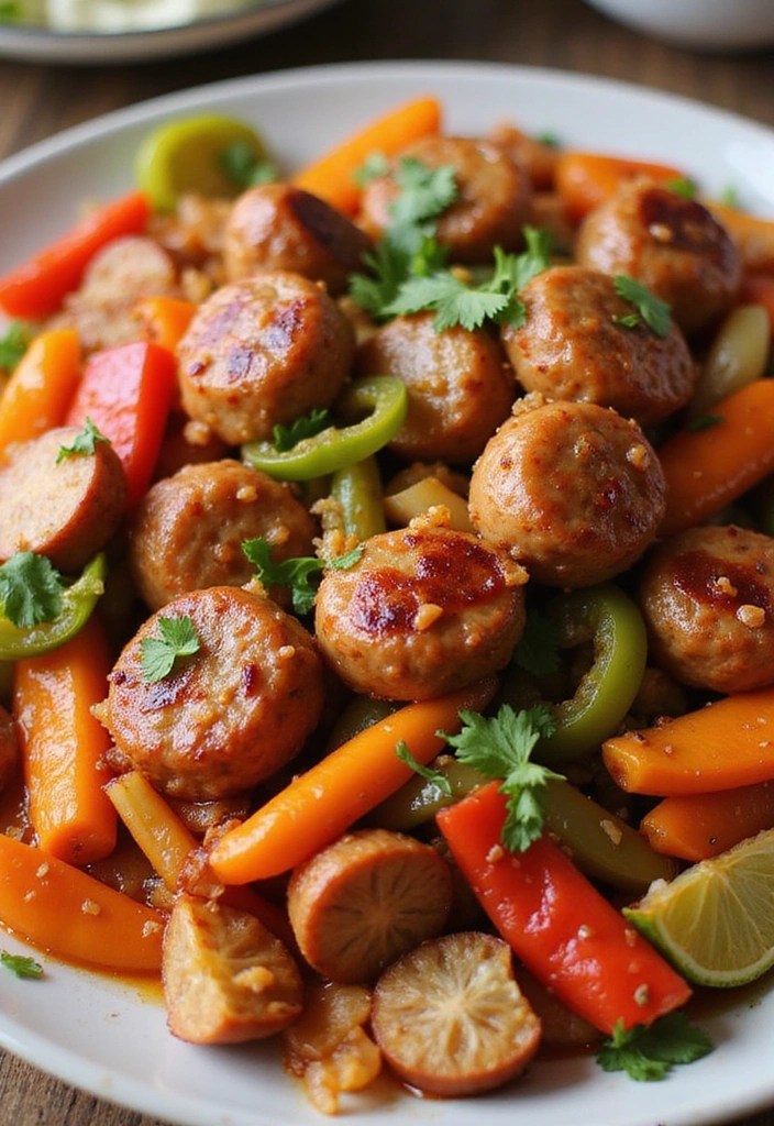 10 Mouthwatering Blackstone Meals You Can Make in Under 30 Minutes! - 7. Spicy Sausage and Peppers