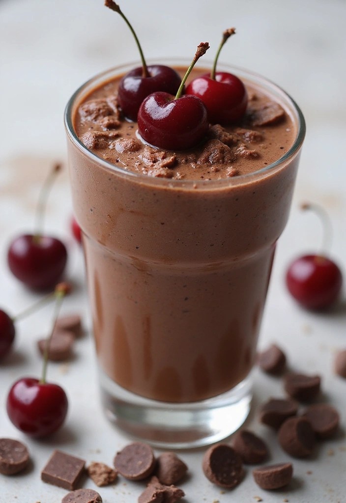 10 Protein Smoothie Recipes That Will Change Your Morning Routine Forever! - 10. Chocolate Cherry Protein Smoothie