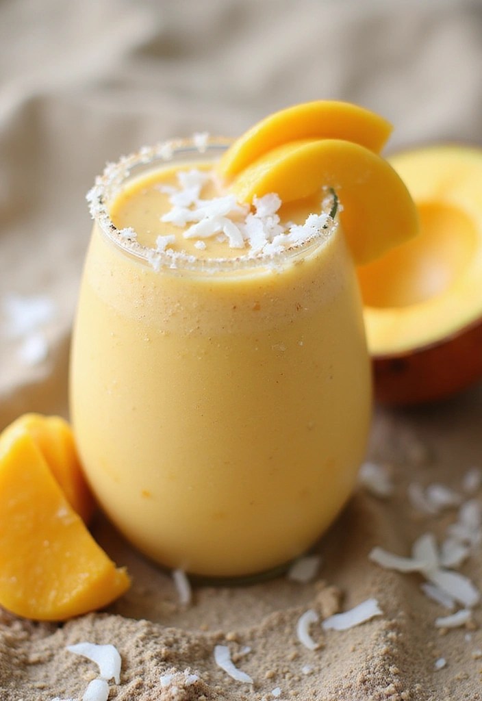 10 Protein Smoothie Recipes That Will Change Your Morning Routine Forever! - 8. Mango Coconut Protein Smoothie