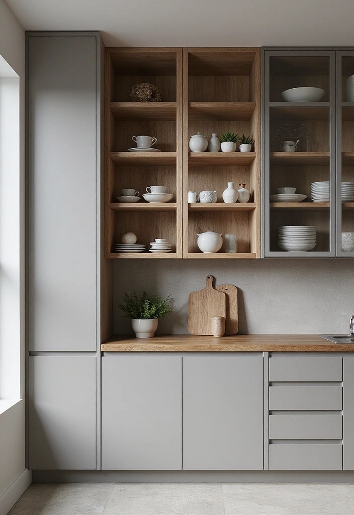 12 Space-Saving Minimalist Cabinets for Small Homes (You’ll Love #3!) - 9. Kitchen and Dining Necessities