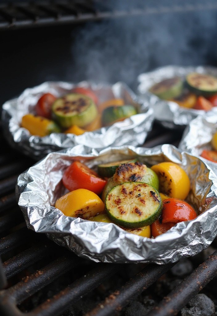 13 Grilled Camping Recipes That Will Impress Even the Pickiest Eaters! - 3. Grilled Vegetable Foil Packets