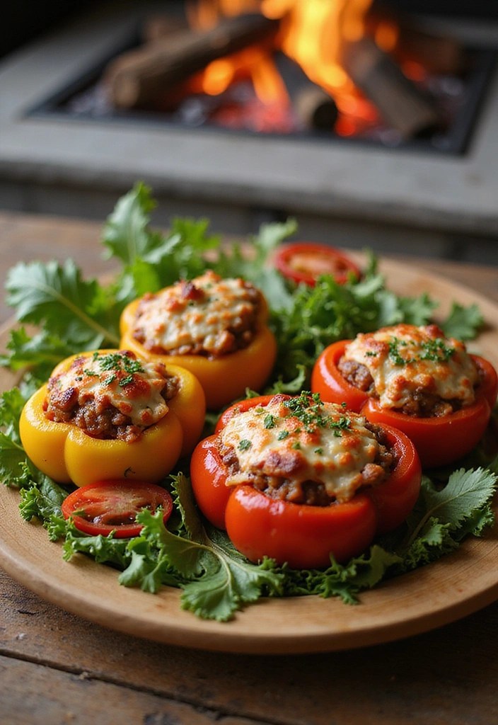 13 Grilled Camping Recipes That Will Impress Even the Pickiest Eaters! - 9. Grilled Stuffed Bell Peppers