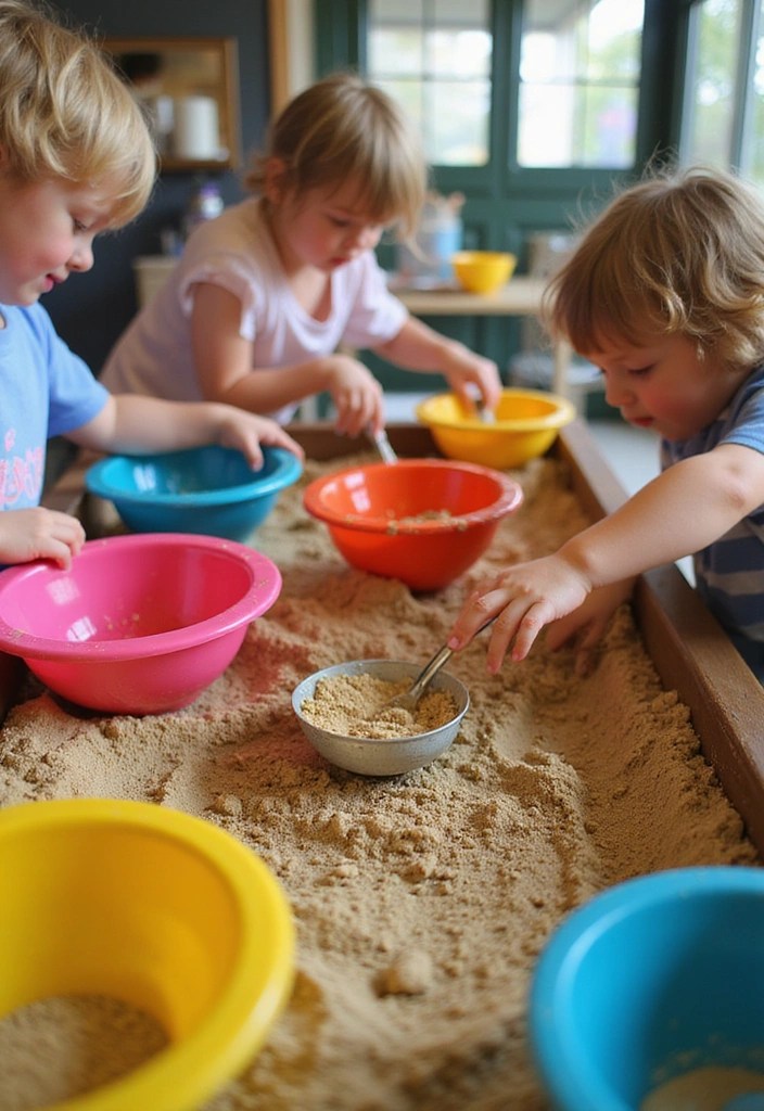 15 Creative Mud Kitchen Designs That'll Inspire Outdoor Play Like Never Before! - 11. Interactive Sensory Kitchen