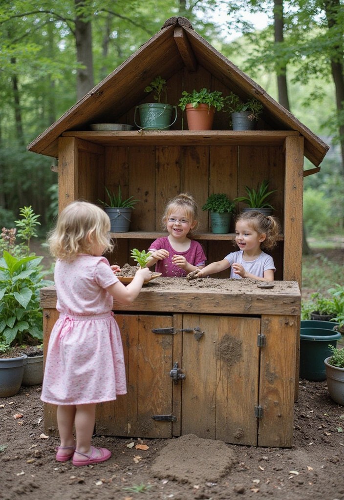 15 Creative Mud Kitchen Designs That'll Inspire Outdoor Play Like Never Before! - 9. Eco-Friendly Kitchen