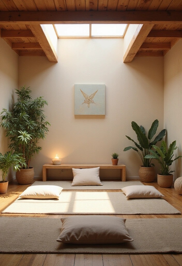 15 Stunning Indoor Sunroof Furniture Ideas to Brighten Your Space (You Won’t Believe #9!) - 15. Relaxing Meditation Zone