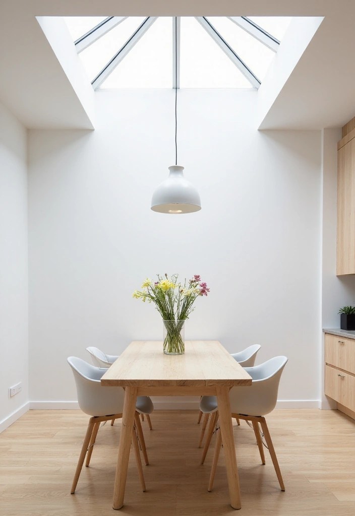 15 Stunning Indoor Sunroof Furniture Ideas to Brighten Your Space (You Won’t Believe #9!) - 2. Minimalist Dining Area