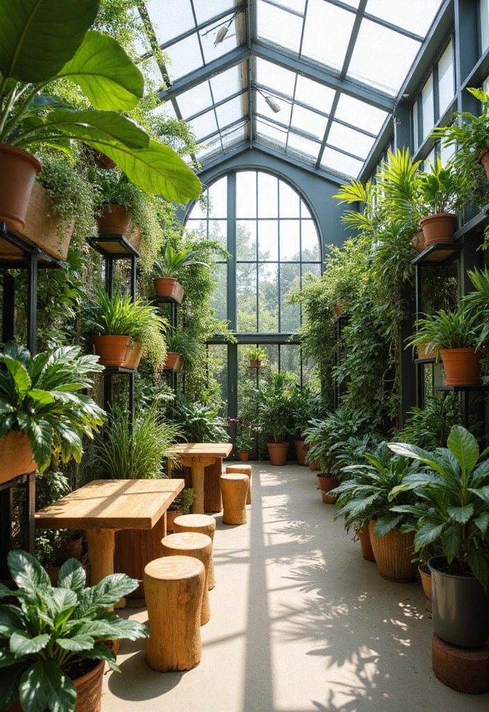 15 Stunning Indoor Sunroof Furniture Ideas to Brighten Your Space (You Won’t Believe #9!) - 3. Vibrant Indoor Garden