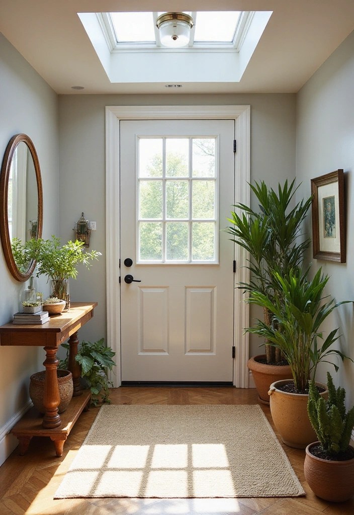 15 Stunning Indoor Sunroof Furniture Ideas to Brighten Your Space (You Won’t Believe #9!) - 6. Chic Entryway Console